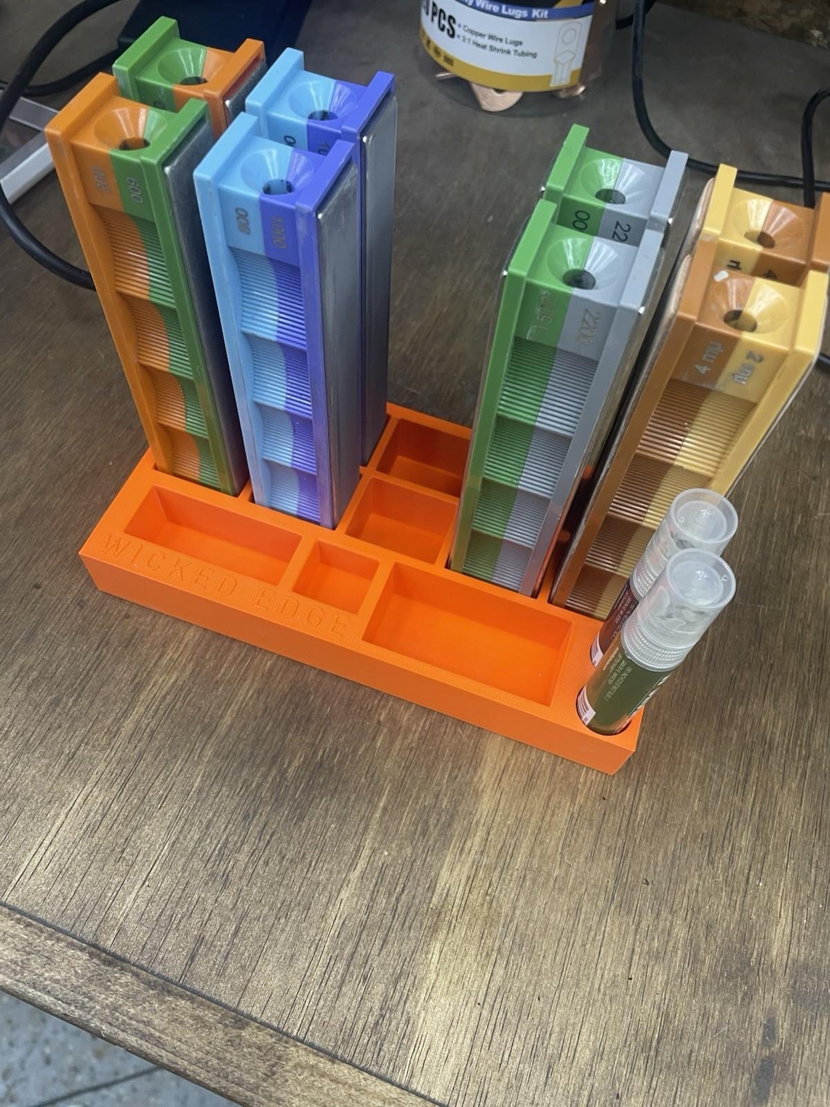 Norseman Wicked Edge Stone Holder - Orange