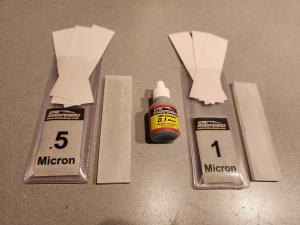 KME Diamond Lapping Films with Glass Blanks