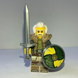 LEGO Viking Chief Minifigure with Sword and Shield