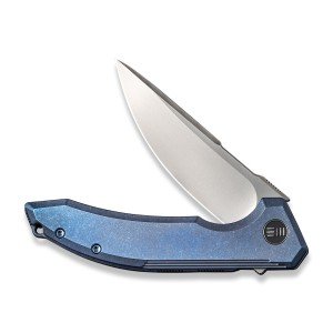WE Knife Quixotic Frame Lock Knife - Blue Titanium