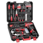 PULITUO 148-Piece Home Tool Set with Drill