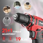 PULITUO 148-Piece Home Tool Set with Drill