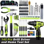 12V Portable Cordless Drill Tool Set