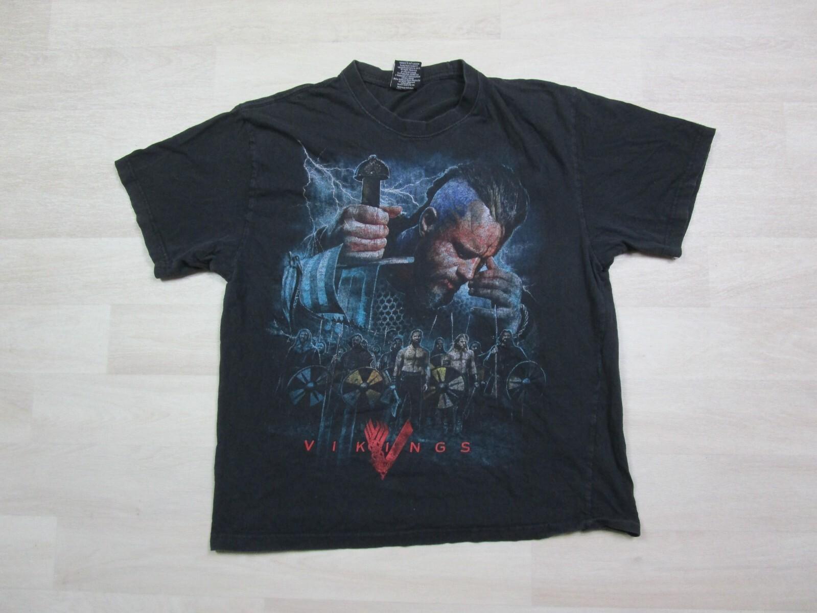 Vikings T-Shirt with Double-Sided Lightning Graphic