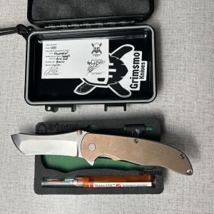 Grimsmo Norseman Pink Stonewashed Knife #5383