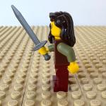 Viking Warrior Female with Sword LEGO Set