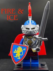 LEGO Knight Minifigure Sword and Shield Set