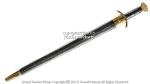 Celtic Viking Norseman Godfred Sword with Brass Pommel