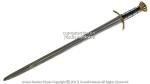Celtic Viking Norseman Godfred Sword with Brass Pommel