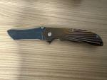 Grimsmo Norseman Knife Bronze Starburst Finish