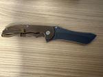 Grimsmo Norseman Knife Bronze Starburst Finish