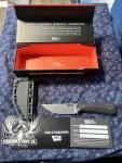 MKC Stubhorn Black G10 Handle Knife