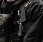 MKC Stubhorn Black G10 Handle Knife