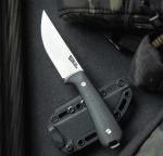 MKC Stubhorn Black G10 Handle Knife