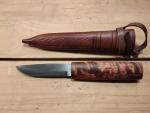 Helle Viking Fixed Blade Knife - Vintage Style