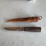 Helle Fabrikker Norway Fixed Blade Knife with Sheath