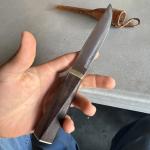 Helle Fabrikker Norway Fixed Blade Knife with Sheath