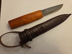 Helle Viking Carbon Steel Knife and Sheath
