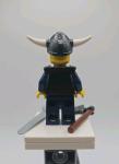 Viking Warrior Minifigure with Sword and Axe