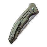 WE Knife Quixotic Frame Lock Green Titanium Knife