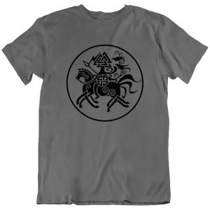 Sleipnir Speer Odin Viking Warrior T-Shirt