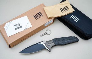 WE Knife Nitida Flipper - Black Stonewashed S35VN