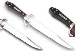 Helles Belle Bowie Knife with Black Micarta Handle