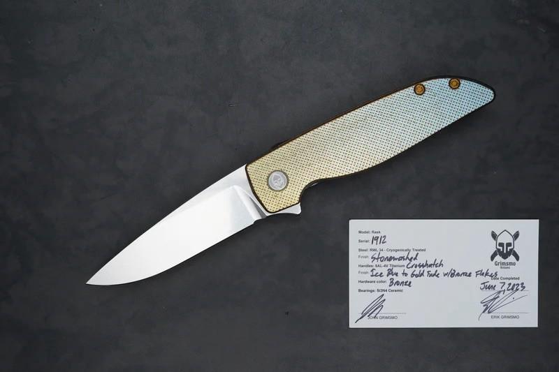Grimsmo Rask #1912 RWL 34, Ice Blue Titanium