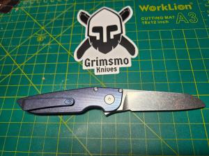 Grimsmo Fjell Integral Button Lock Knife #0486