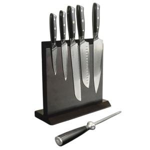 Hell's Kitchen 7-Piece Damascus Steel Knife Set