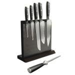 Hell's Kitchen 7-Piece Damascus Steel Knife Set