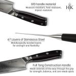 Hell's Kitchen 7-Piece Damascus Steel Knife Set