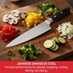 Hell's Kitchen 7-Piece Damascus Steel Knife Set