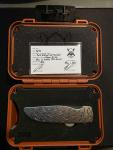 Grimsmo Rask Dragon Scales Blue to Bronze Knife