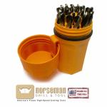 Norseman SP29PON Premium Black & Gold Drill Bit Set