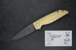 Grimsmo Rask RWL 34 Gold Purple Dragon Knife