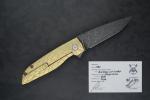 Grimsmo Rask RWL 34 Gold Purple Dragon Knife