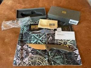 We Knife Quixotic Folding Knife - Titanium Handle