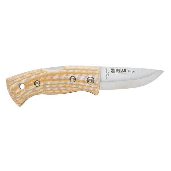 Helle Berget Folding EDC Knife with Micarta Handle
