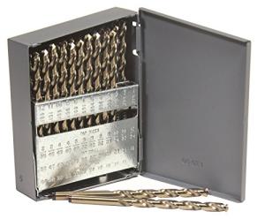 Norseman 60pc Cobalt M42 Wire Gauge Drill Bits