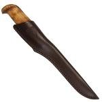 Helle 62 Fiskekniv Fixed Blade Knife, Curly Birch