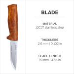 Helle Fossekallen Camping Knife for Outdoor Adventures