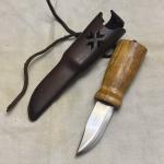 Helle Nying Outdoor Knife with Leather Case