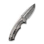 WE Knife Nexusia Titanium Damasteel Pocket Knife