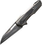 We Knife Co Falcaria Framelock Damasteel Knife