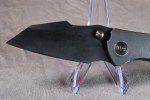 WE Knife High-Fin 20CV Titanium Black Handle