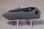 WE Knife High-Fin 20CV Titanium Black Handle