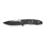 WE Archeozoic Black Folding Knife with CF Handle