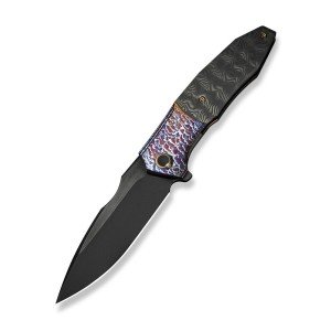 WE Archeozoic Folding Knife - Flame Titanium/Rose
