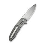 WE Archeozoic Gray Folding Knife with CF Handle